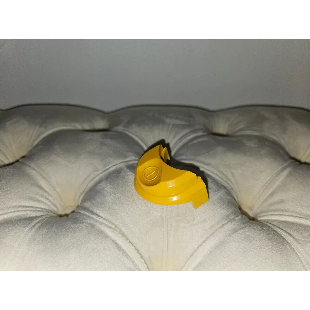 OEM Dyson DC07 Vacuum Genuine Used Part Yellow On Off Power‎ Switch Cover Button